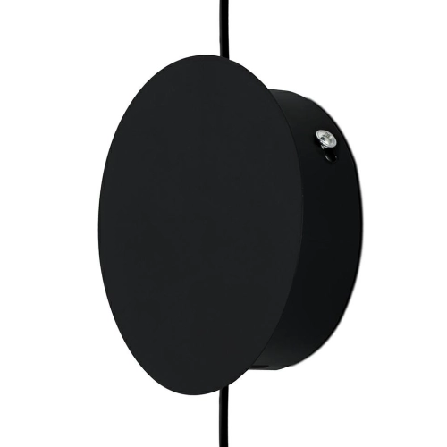 MOOSEE lampa ścienna FLUSSO WALL czarna