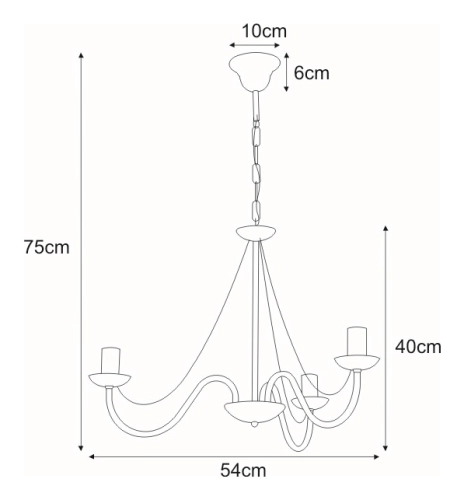 Lampa wisząca KZ-3990 z serii BARTEZ