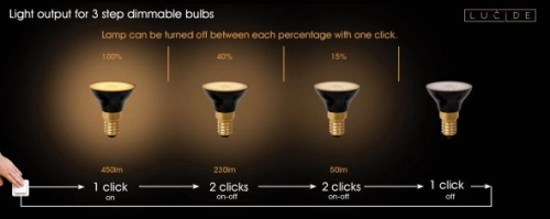Żarówka LED Lucide G45 49098/05/30