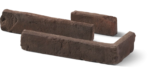 Narożnik Eco Piedra Rustico Regular Granate 