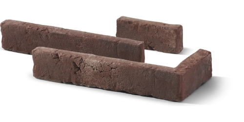 Narożnik Eco Piedra Rustico Regular ROJO INGLES