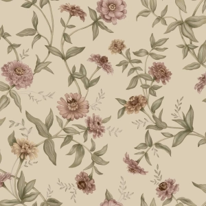 Tapeta dekoracyjna Boras Tapeter Flowers Zinnia 9152
