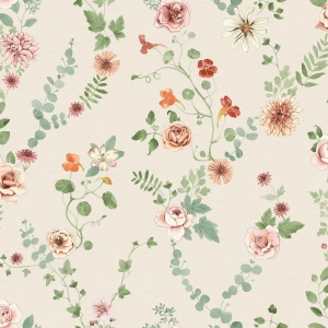 Tapeta dekoracyjna Boras Tapeter Flowers Bouquet Flowers 9181