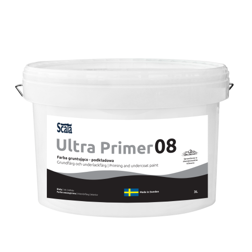 Farba gruntująco - podkładowa Scala Ultra Primer 08 biała