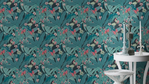 Rasch Textil Club Botanique 538939