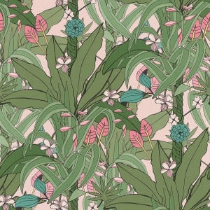 Tapeta dekoracyjna Rasch Textil Club Botanique 538953