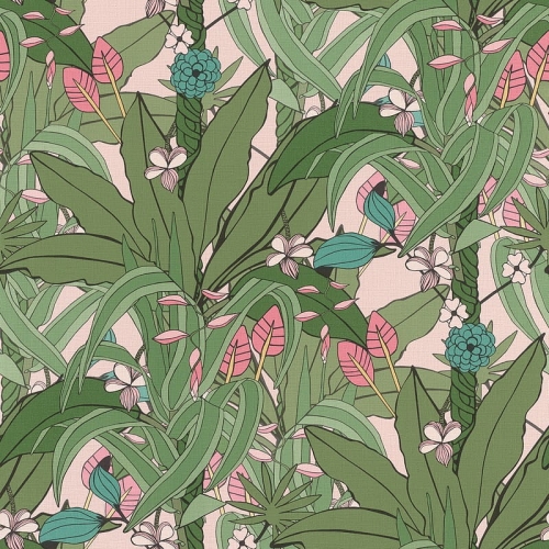 Rasch Textil Club Botanique 538953